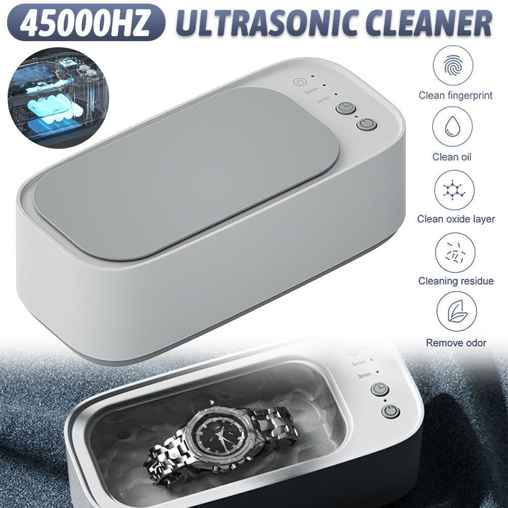 Ultrasonic Cleaner Machine Sonic Wave Tank Jewelry Watch Glasses Clean