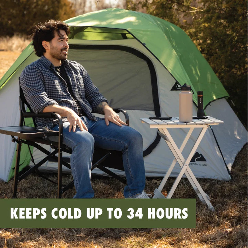 (3 Pack)  32 Oz Insulated Stainless Steel Wide Mouth Water Bottle, Tan, Flip Lid with Loop Handle