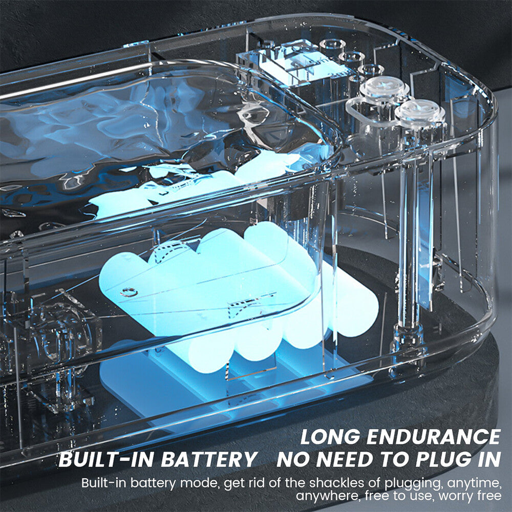 Ultrasonic Cleaner Machine Sonic Wave Tank Jewelry Watch Glasses Clean