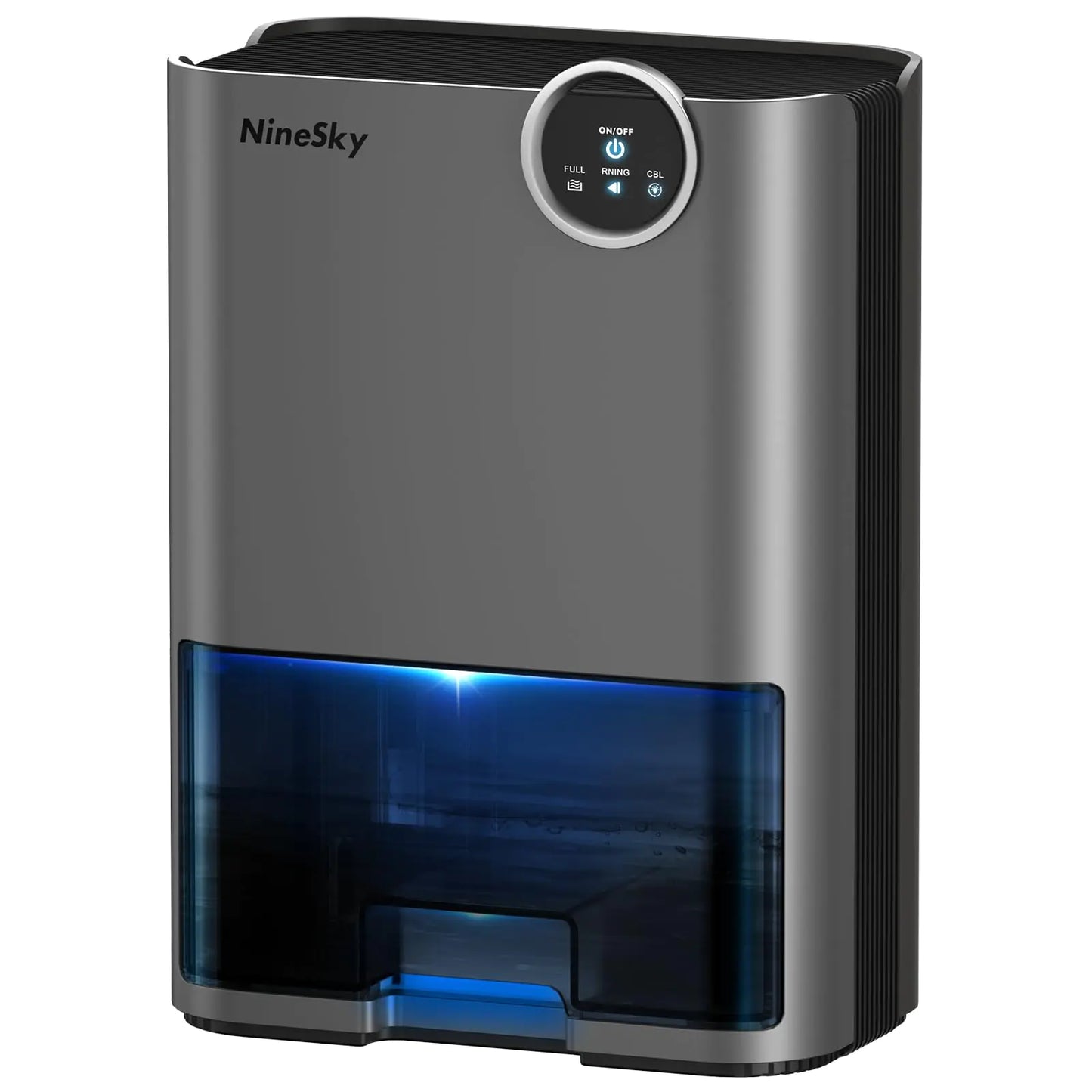 NineSky™ 70oz Dehumidifier for Home & Basement – 800 Sq. Ft. Compact Moisture Remover with Auto Shut-Off & LED Ambiance - NexaHome