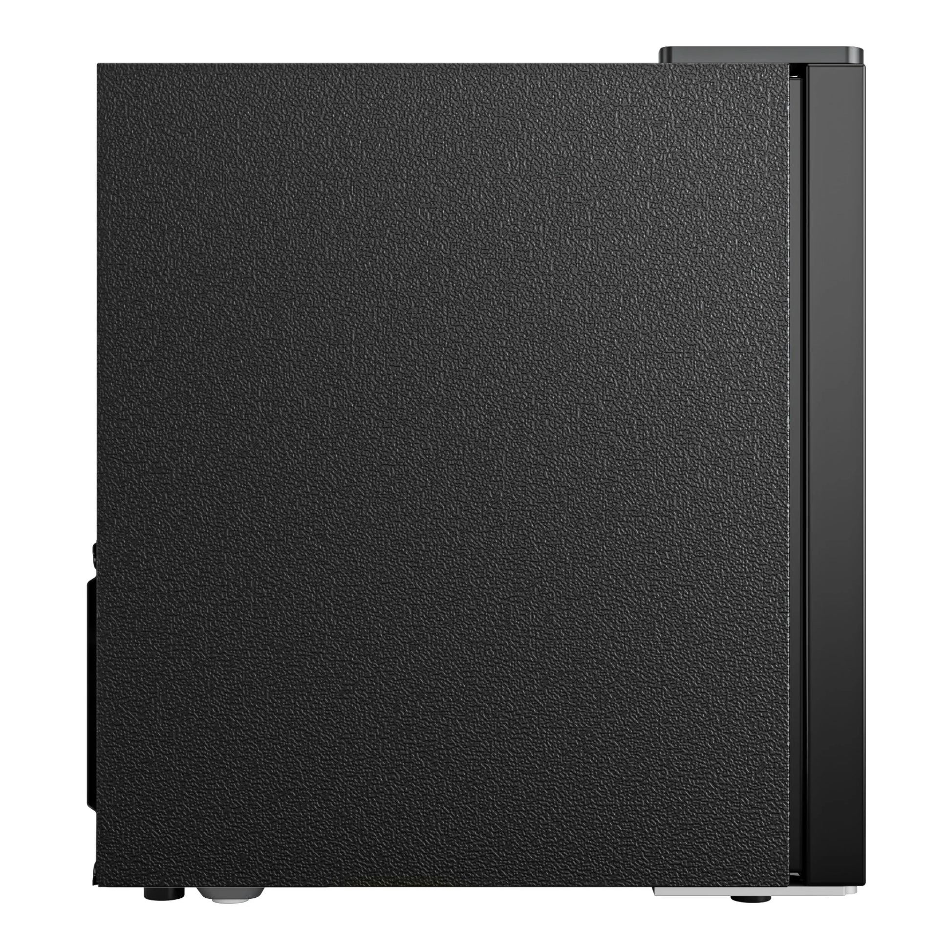 55 Cans Mini Beverage Refrigerator & Portable Beverage Cooler with Glass Door, Mini Fridge for Home/Office/Bar,Black