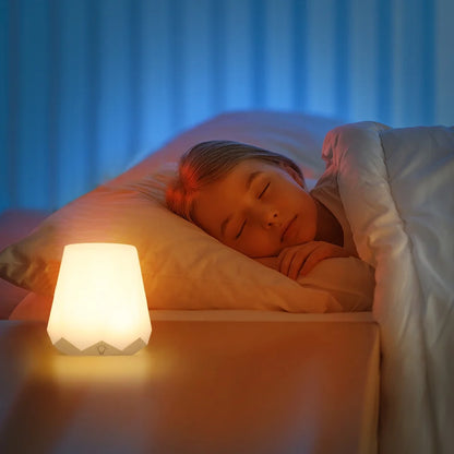 Night Lamp for Bedroom-Rechargeable, Dimmable Warm Light, with Touch Sensor, for Baby Sleep, Bedside Mini Table LED Lamps