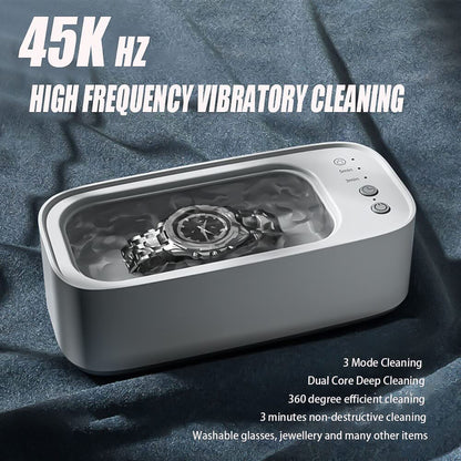 Ultrasonic Cleaner Machine Sonic Wave Tank Jewelry Watch Glasses Clean