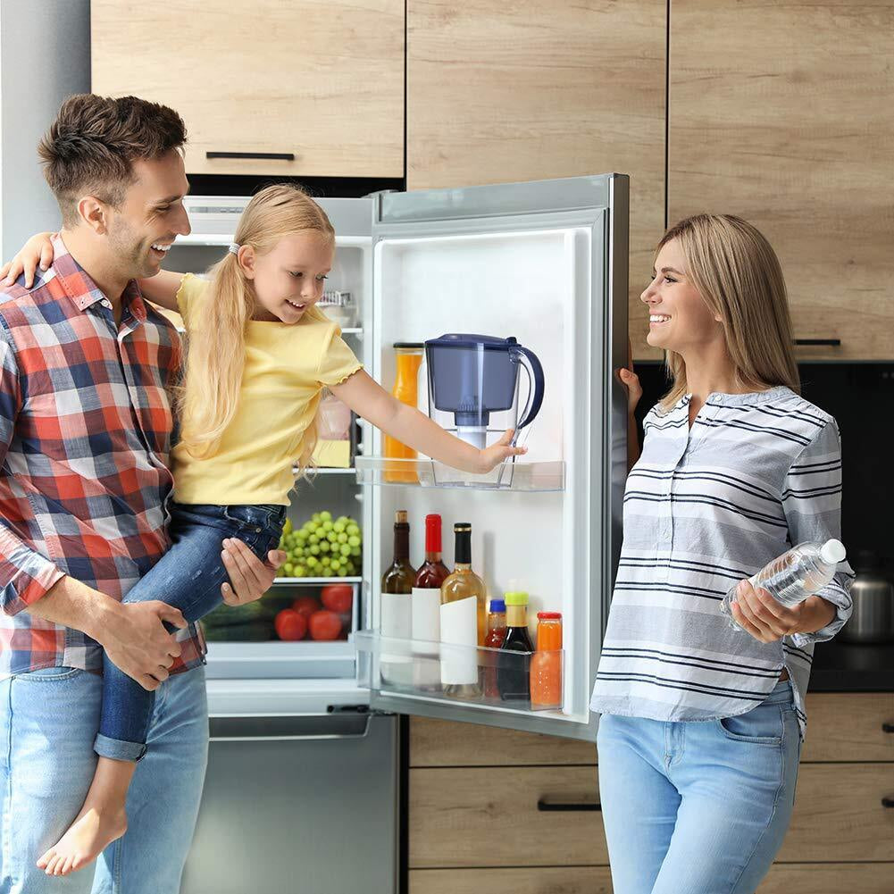 Simpure Water Filter Pitcher Bpa-Free, Reduce TDS 10 Cup 3.5L 1 Pitcher 4 Filter