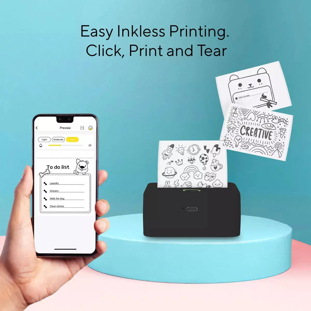 Core Innovations Thermal Notetaking Printer