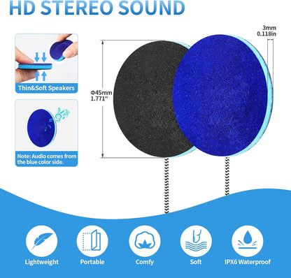 Sleep Ultra Thin Pillow Speakers with Stereo for Sleep Headphones. Headband Headphone Replacement (3.5Mm Interface)