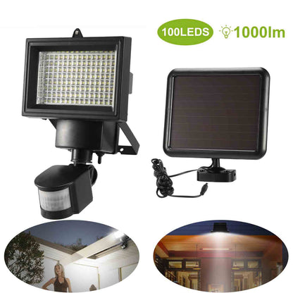 Ultra Bright outside LED Lights, 1000LM Solar Security Lights for outside Wall, Garden, Patio, and Driveway