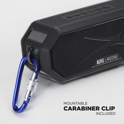 Hydra Jolt 2.0 Everything Proof Wireless Magnetic Portable Bluetooth Speaker, Black