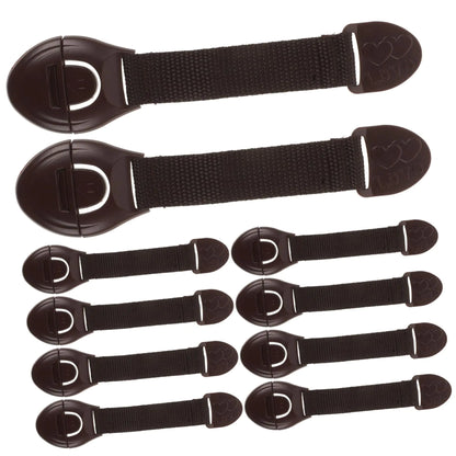 SWOOMEY 12-Pack Multi-Surface Baby Proofing Safety Locks – Adjustable Strap Latches for Cabinets, Toilets & Appliances - NexaHome