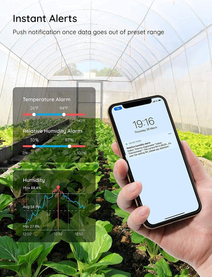 Govee Thermometer Hygrometer, Accurate Indoor Temperature Humidity Sensor