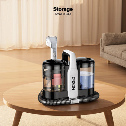 Portable Carpet Cleaner Machine, Upholstery Spot Vacuum Cleaner, White