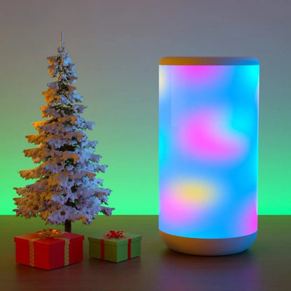 Aura Indoor RGBIC LED Desk Lamp for Bedroom, 16 Million Light Color Lamp with Alexa Control,Dimmable