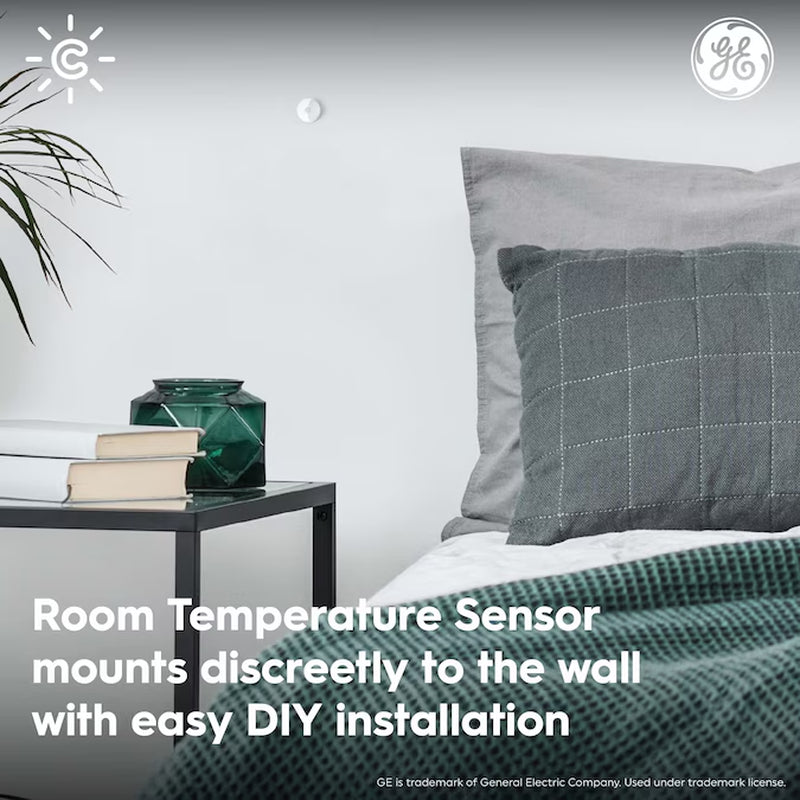 White Smart Compatible Room Sensor
