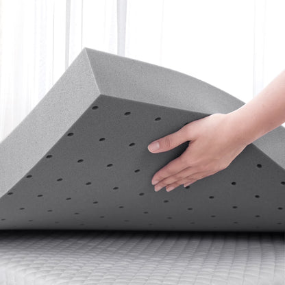 2 Inch Mattress Topper, Cooling Gel Memory Foam Mattress Topper, Bed Topper, Soft, Full Size