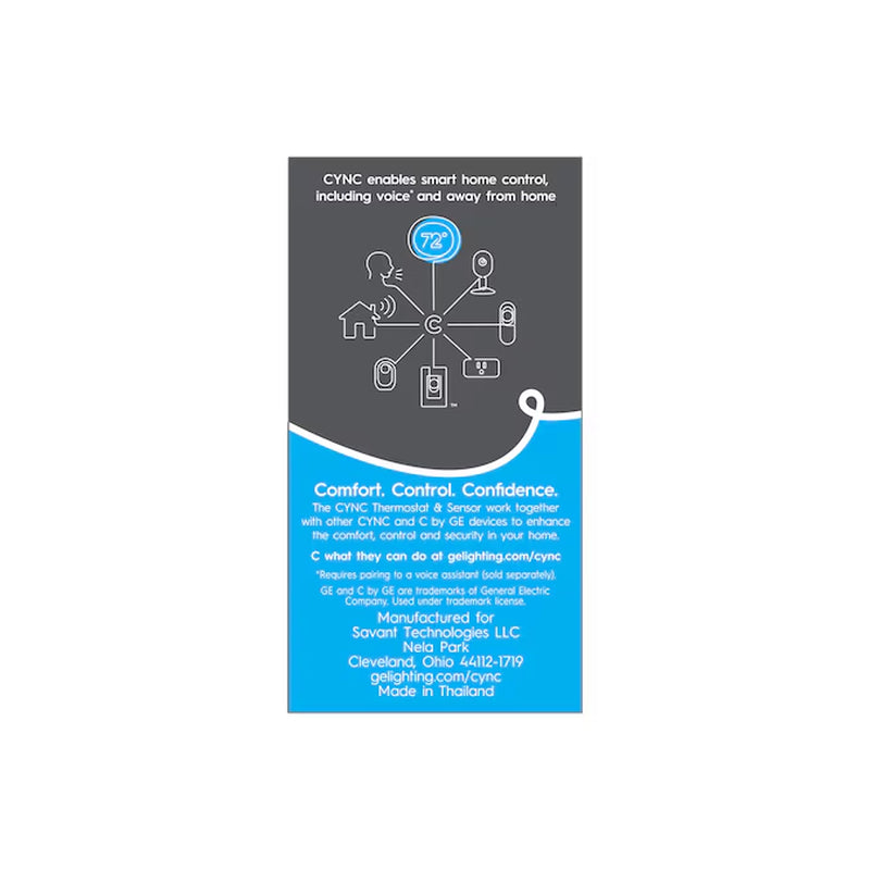 White Smart Compatible Room Sensor