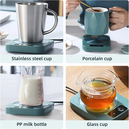 Green Beverage Warmers, Auto Shut off & Waterproof