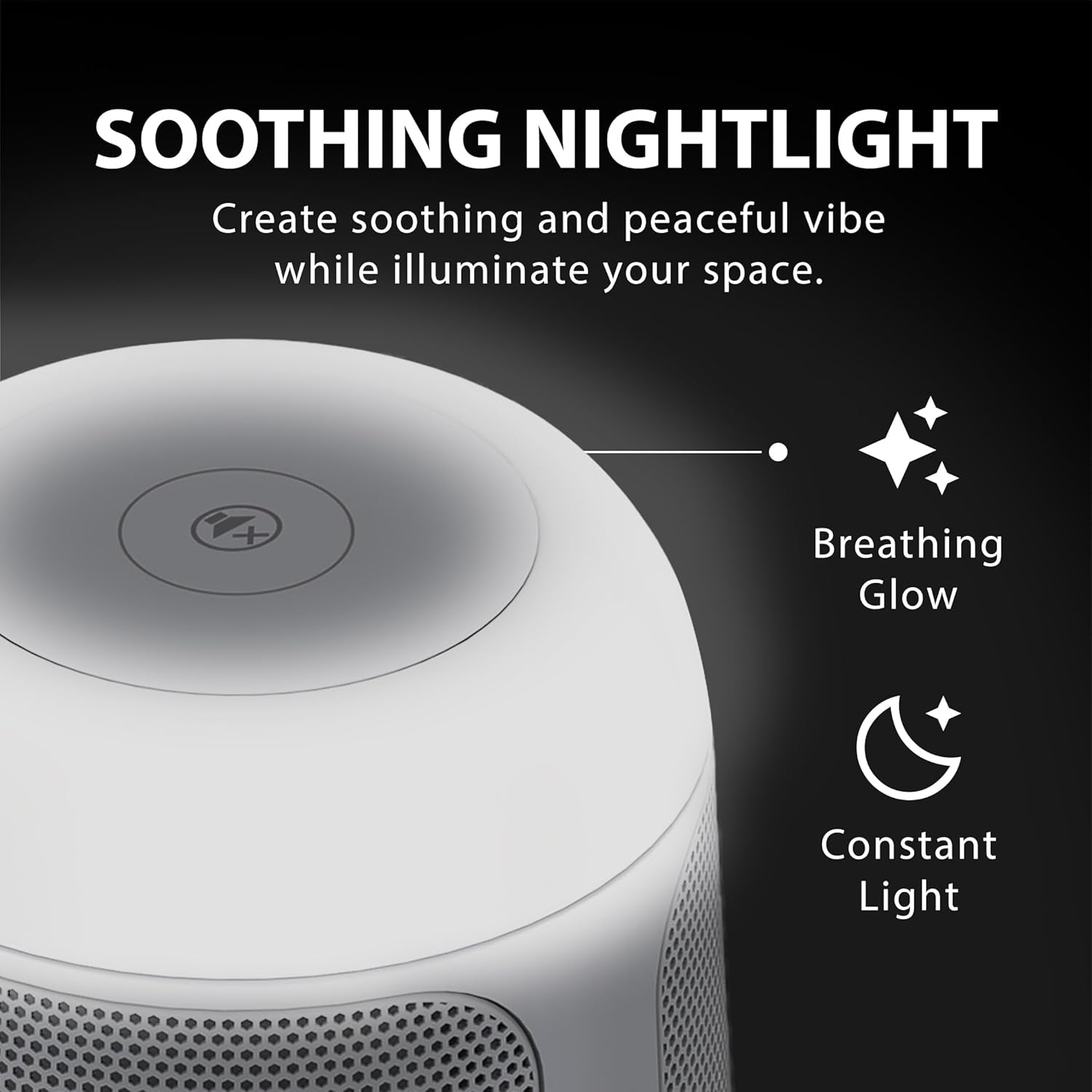 Dream - Sleep Sound Machine & White Noise Speaker with 28 Audio Tracks, Built-In Timer, Portable Build, and Built-In Night Light, Sleeping Speaker for Adults