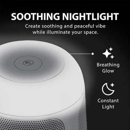 Dream - Sleep Sound Machine & White Noise Speaker with 28 Audio Tracks, Built-In Timer, Portable Build, and Built-In Night Light, Sleeping Speaker for Adults