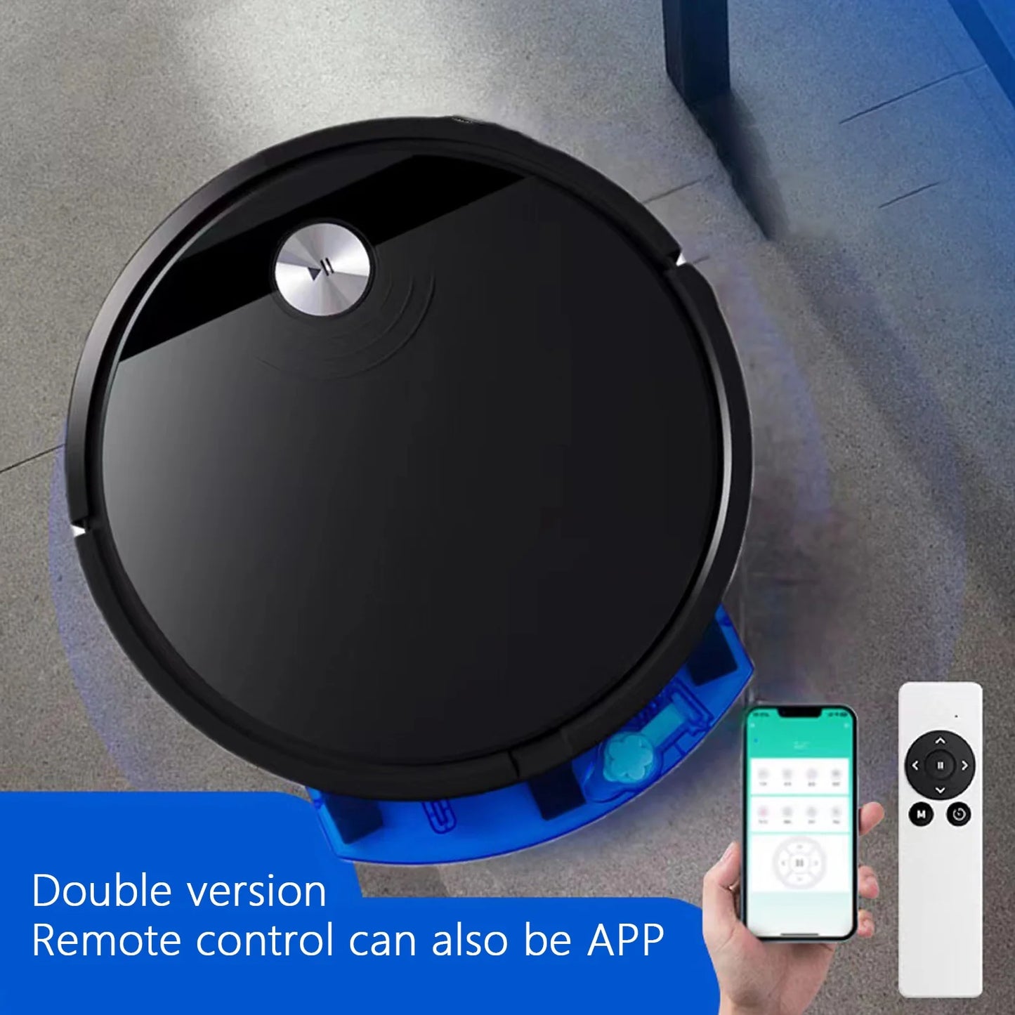 Robot Vacuum and Mop Combo, 3 in 1 Mopping Robotic Vacuum with Wifi/App/, Robotic Vacuum Cleaner, Schedule Settings, Self-Charging, Ideal for Hard Floor, Pet Hair and Carpet