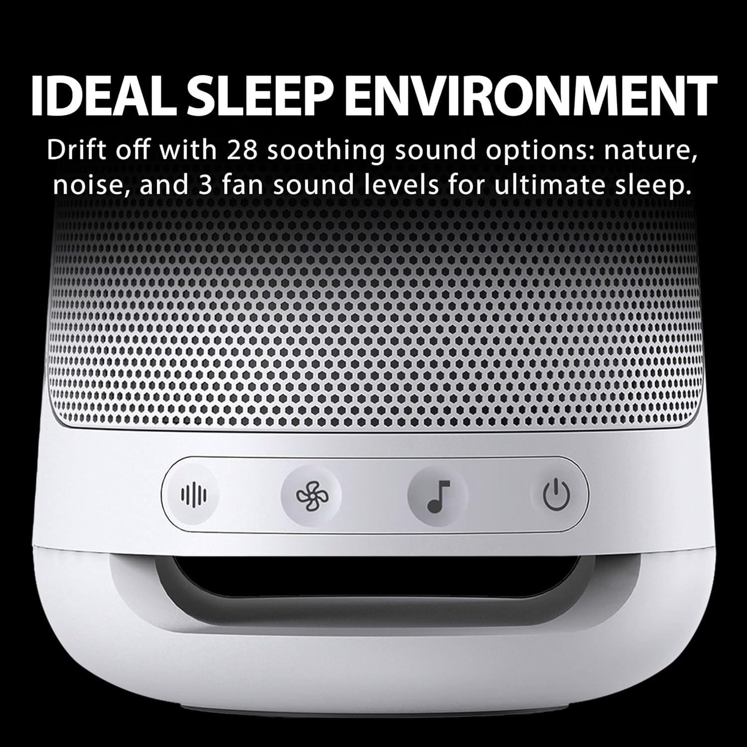 Dream - Sleep Sound Machine & White Noise Speaker with 28 Audio Tracks, Built-In Timer, Portable Build, and Built-In Night Light, Sleeping Speaker for Adults