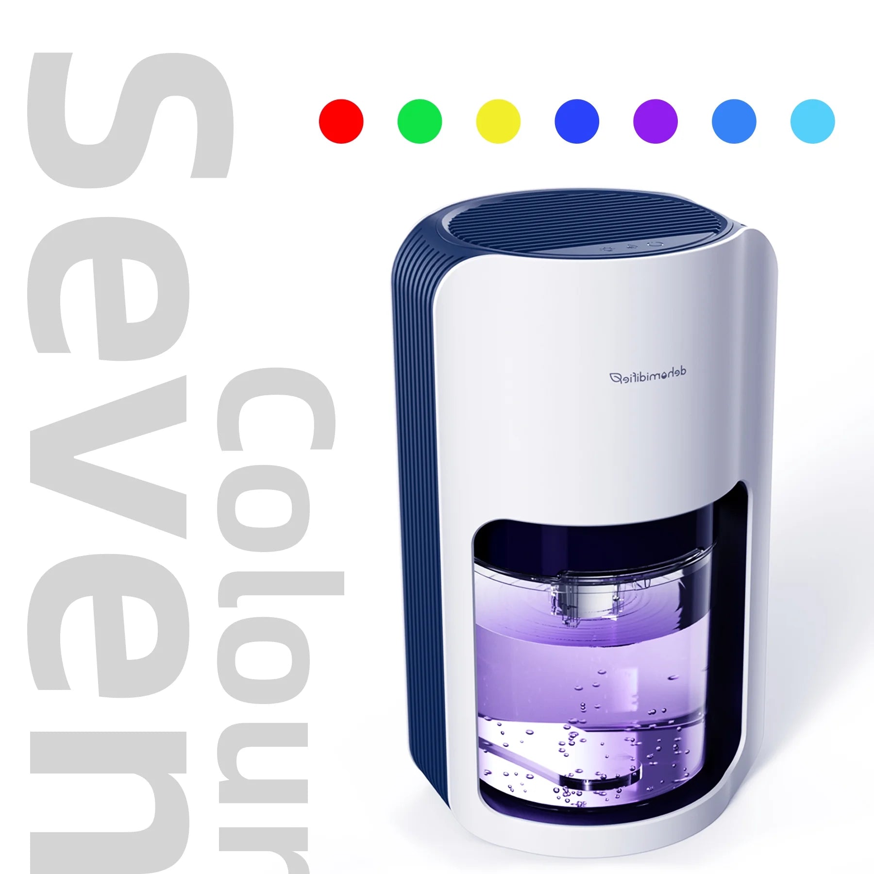 1200ML Portable Quiet Dehumidifier (480 Sq Ft) Automatic Defrosting Dehumidifier for Bedroom