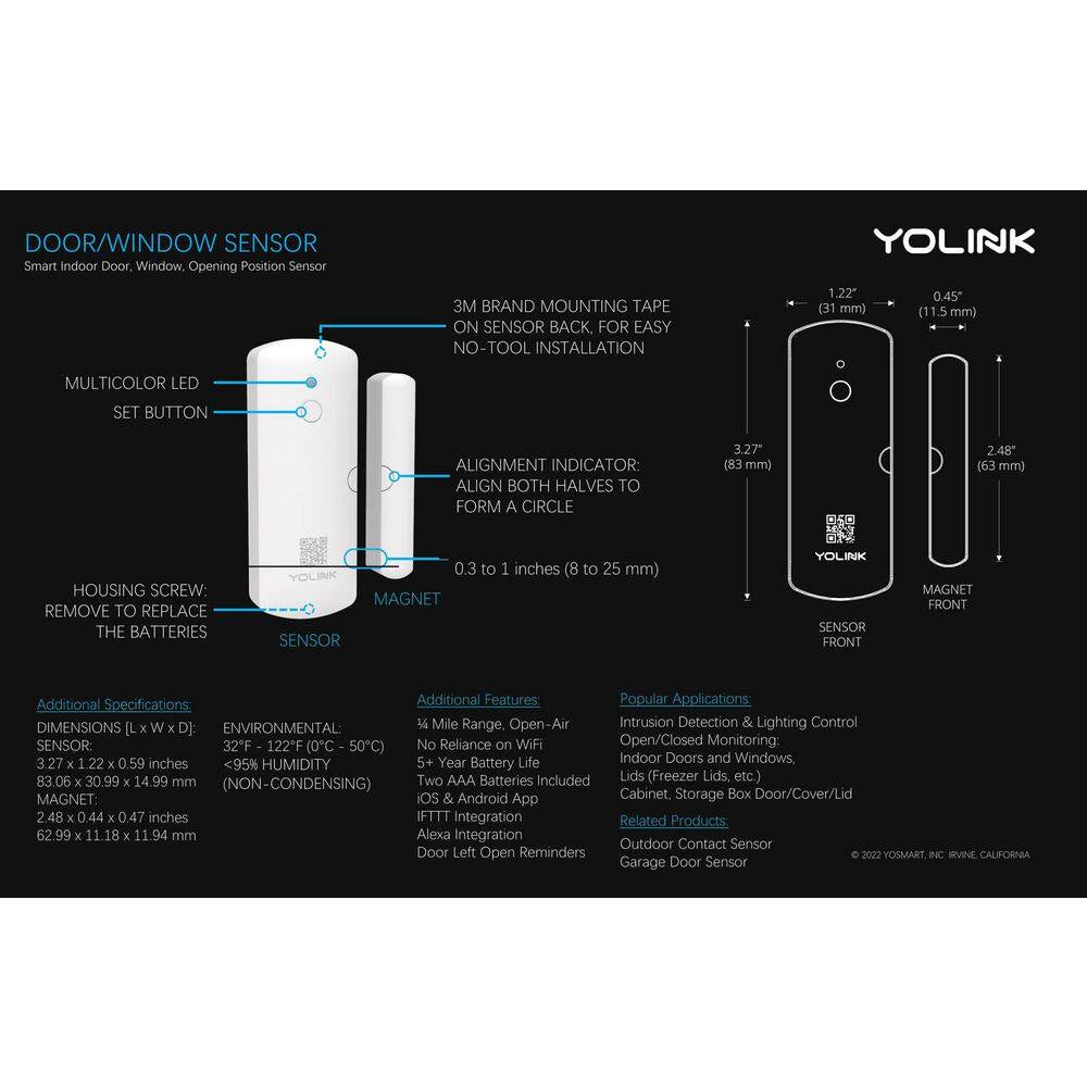 Home Security Wireless Door/Window Sensor