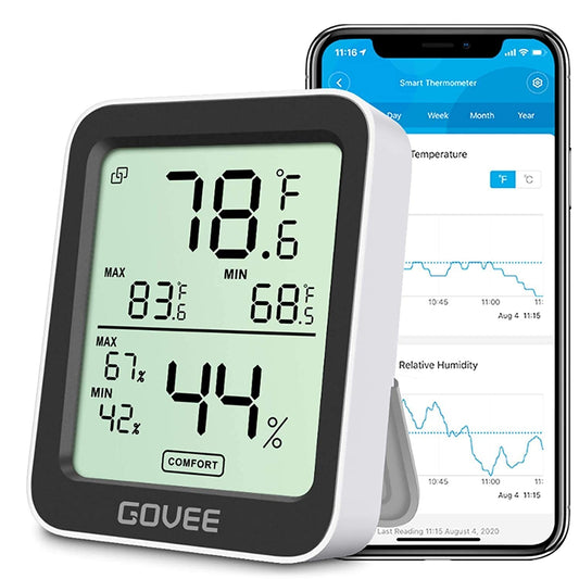 Govee Thermometer Hygrometer, Accurate Indoor Temperature Humidity Sensor