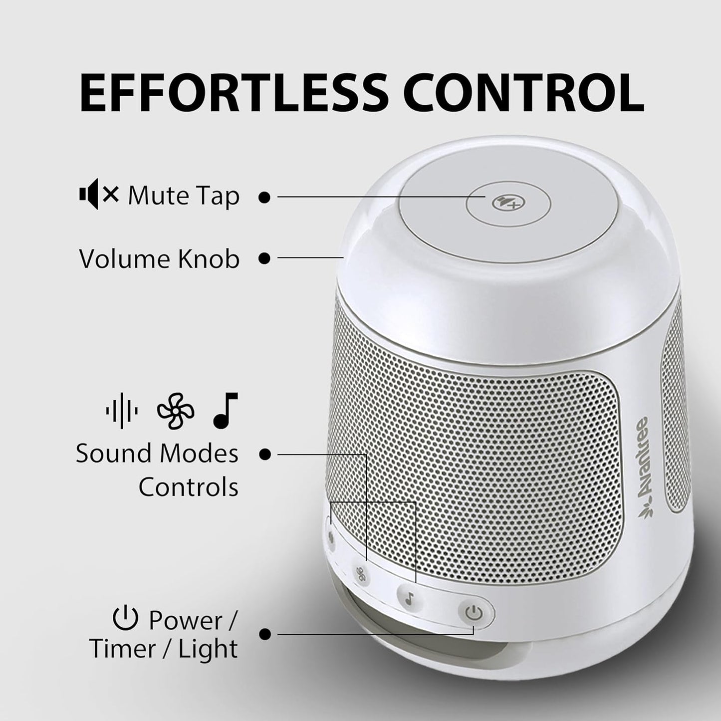 Dream - Sleep Sound Machine & White Noise Speaker with 28 Audio Tracks, Built-In Timer, Portable Build, and Built-In Night Light, Sleeping Speaker for Adults