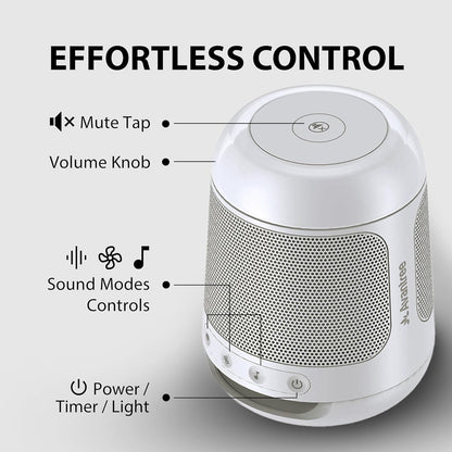 Dream - Sleep Sound Machine & White Noise Speaker with 28 Audio Tracks, Built-In Timer, Portable Build, and Built-In Night Light, Sleeping Speaker for Adults