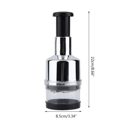 ChopMaster™ Pro Jumbo Manual Food Chopper – Stainless Steel Slap Dicer & Onion Mincer for Fast Meal Prep