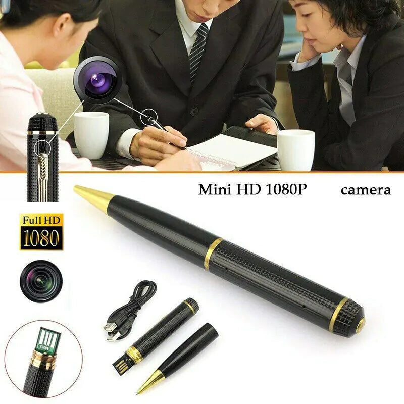 1080P HD Pocket Pen Camera Hidden Cam Mini Body Video Recorder DVR Security USB - NexaHome