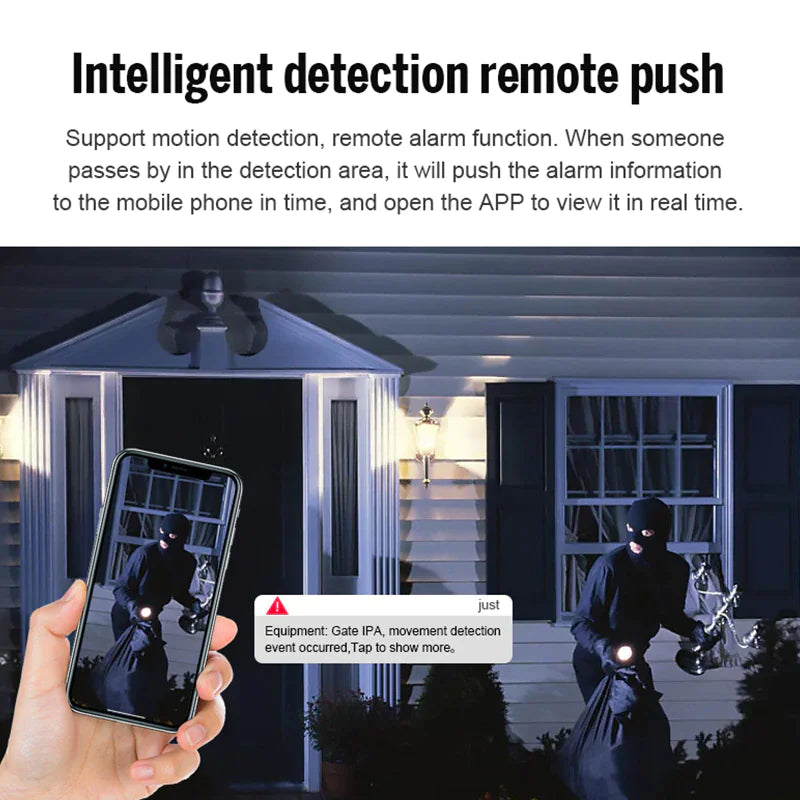 GuardianEye Mini Magnetic WiFi Nanny Cam – 1080P HD Wireless Security Camera with Night Vision & Motion Alerts - NexaHome