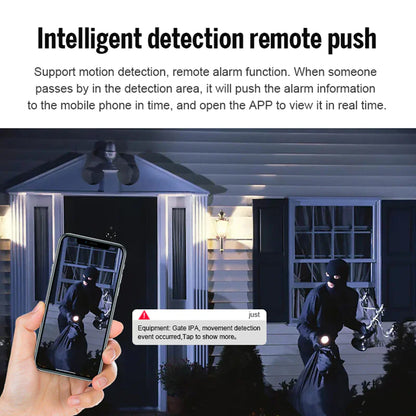 GuardianEye Mini Magnetic WiFi Nanny Cam – 1080P HD Wireless Security Camera with Night Vision & Motion Alerts - NexaHome