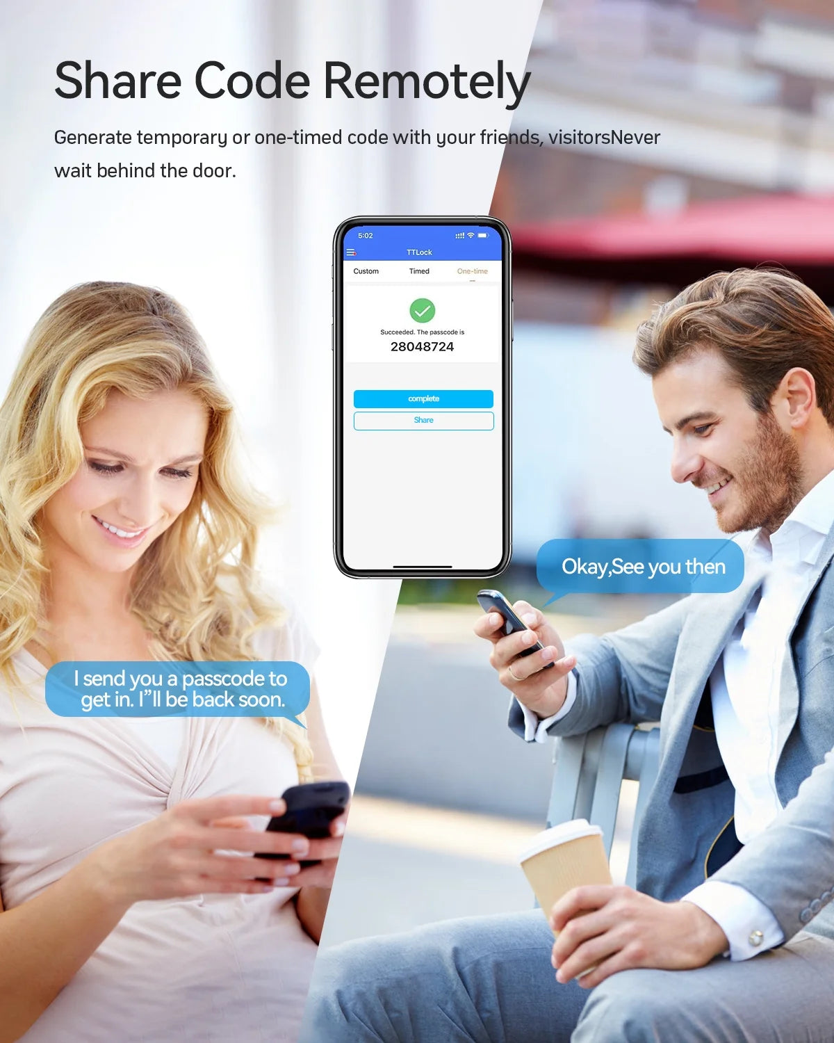Fingerprint App Control Smart Door Lock