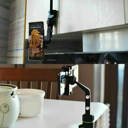 SkyView 360° Rotatable Rearview Mirror Phone Mount – Universal Anti-Shake GPS Holder & Multi-Surface Clip - NexaHome