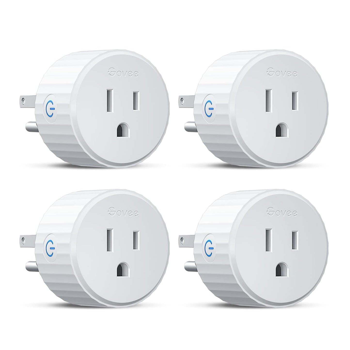 Smart Plug, Wifi Plugs Work with Alexa & Google Assistant, Smart Outlet with Timer & Group Controller, Wifi Outlet for Home, No Hub Required, ETL & FCC Certified, 2.4G Wifi Only, 4 Pack