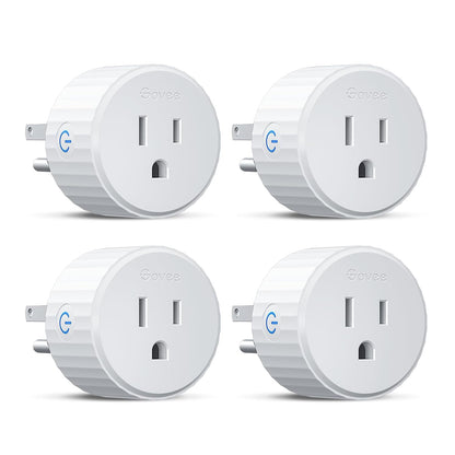 Smart Plug, Wifi Plugs Work with Alexa & Google Assistant, Smart Outlet with Timer & Group Controller, Wifi Outlet for Home, No Hub Required, ETL & FCC Certified, 2.4G Wifi Only, 4 Pack