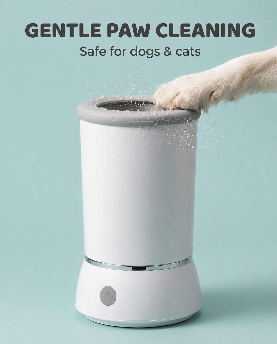 Automatic Pet Paw Cleaner for Dogs & Cats | Portable Mud Remover