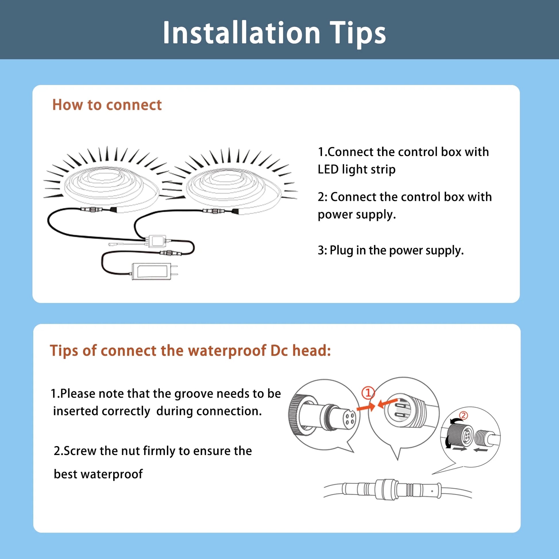 100Ft Outdoor LED Strip Lights Waterproof IP67,RGB Led Light Strips with Remote Control and Music Sync Mains Powered for outside Garden House Pool Roof Lawn Decor
