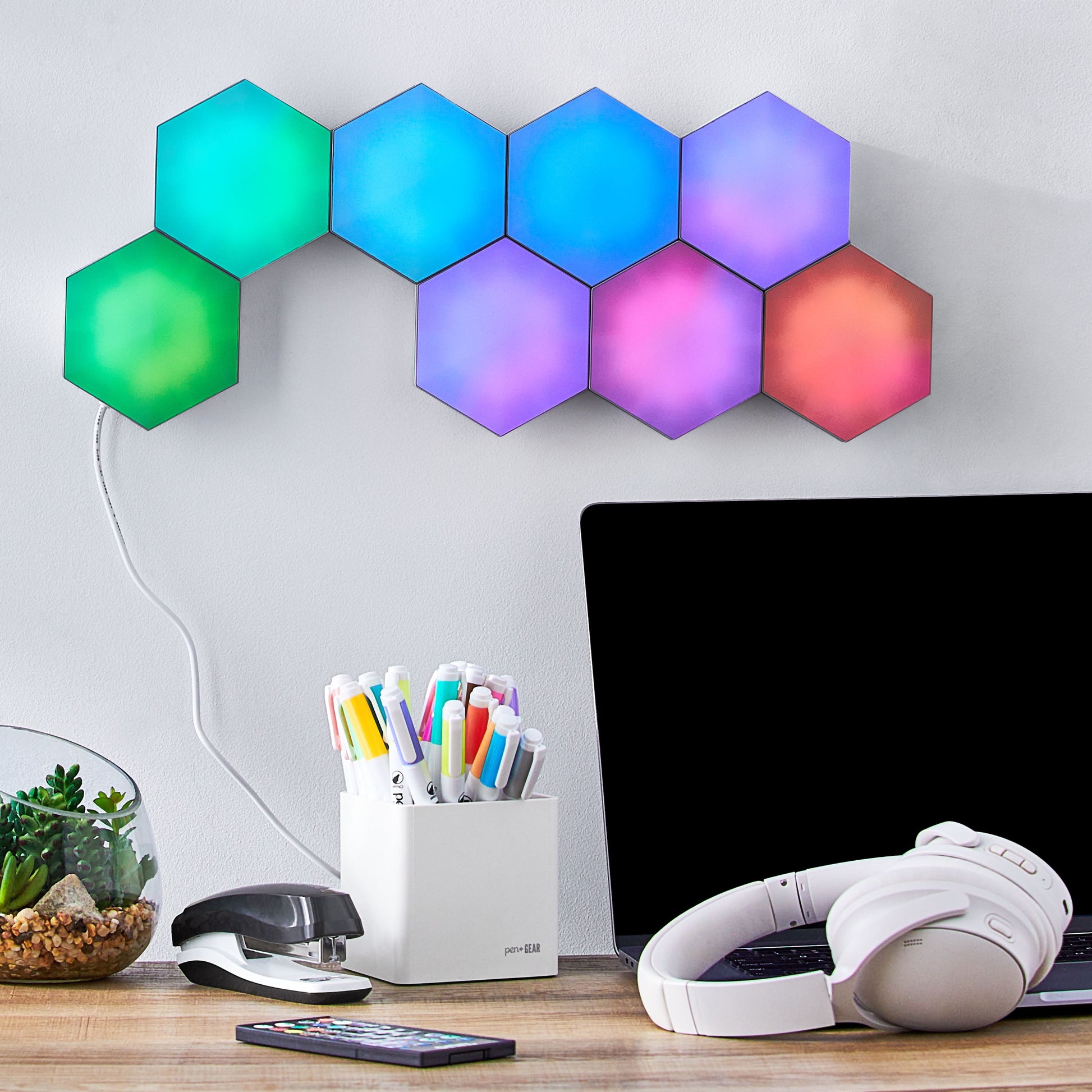 RGBIC Hexagon Lights 8 Count