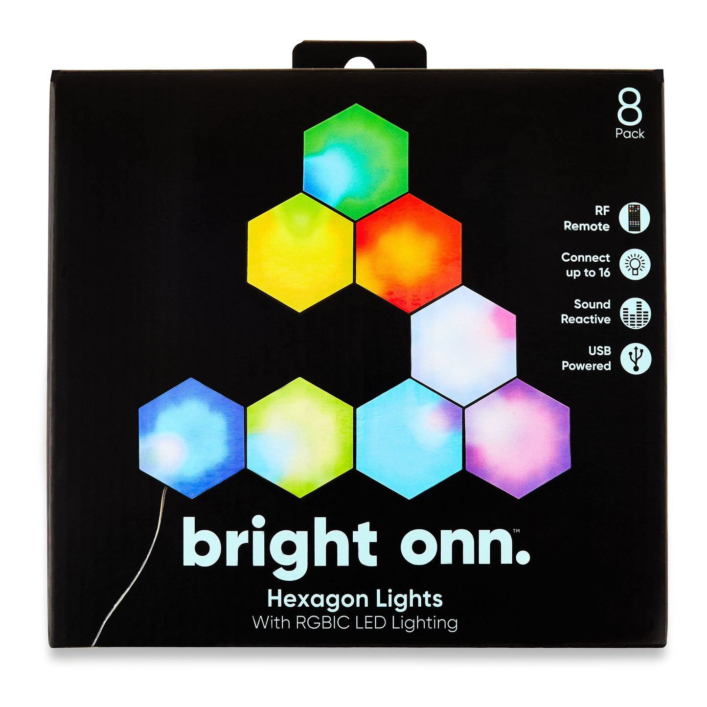 RGBIC Hexagon Lights 8 Count