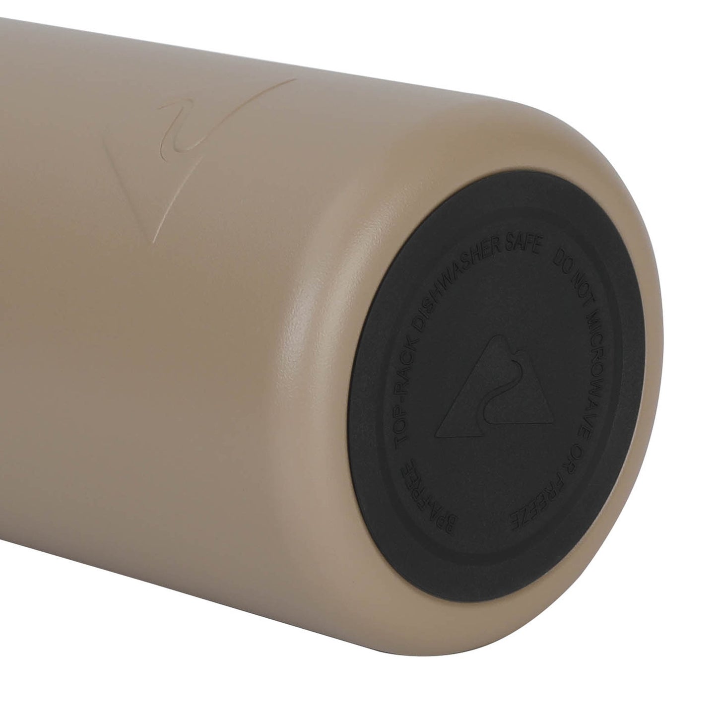 (3 Pack)  32 Oz Insulated Stainless Steel Wide Mouth Water Bottle, Tan, Flip Lid with Loop Handle