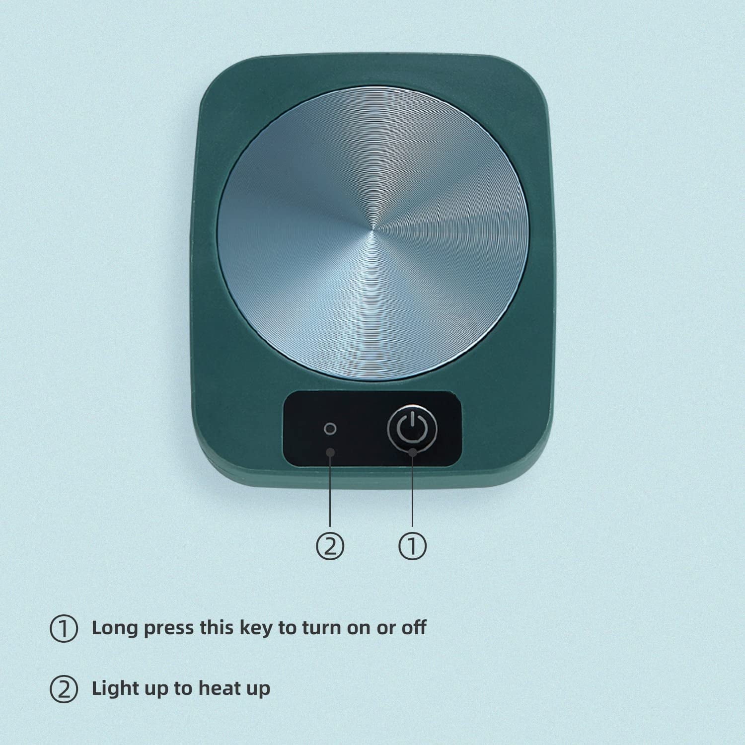 Green Beverage Warmers, Auto Shut off & Waterproof