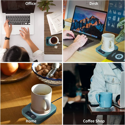 Green Beverage Warmers, Auto Shut off & Waterproof