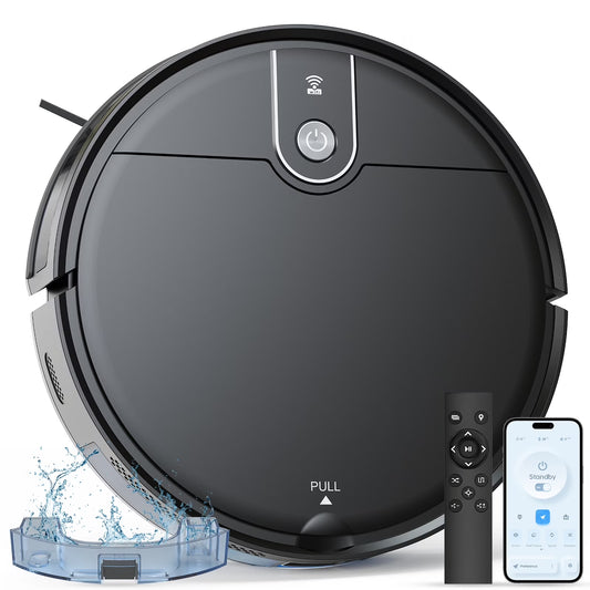Robot Vacuum Cleaner 2 in 1 Vacuum and Mop Combo 3500Pa, with Alexa/ Wifi Control