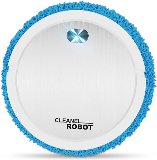 Robot Vacuum and Mop Combo, 2 in 1 Strong Suction Vacuum Robot mop Advanced Obstacle Avoidance, Aspiradora Robot Slim Design, Ideal for Pet Hair Hard Floor and Daily Cleaning（Black）