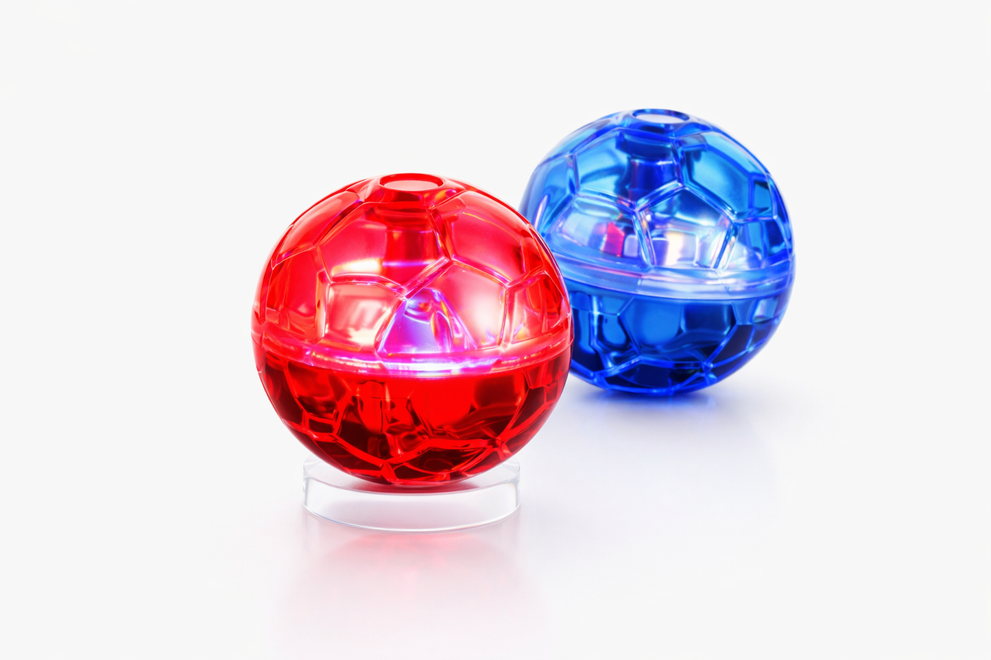 GlowChase™ 2-Pack Motion-Activated LED Cat Balls – Flashing Interactive Toys for Indoor Cats, Night Play & Agility Exercise (Small Dog Compatible)