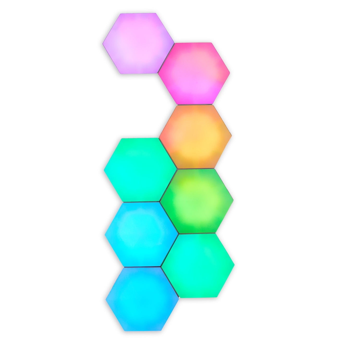 RGBIC Hexagon Lights 8 Count