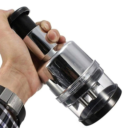 ChopMaster™ Pro Jumbo Manual Food Chopper – Stainless Steel Slap Dicer & Onion Mincer for Fast Meal Prep