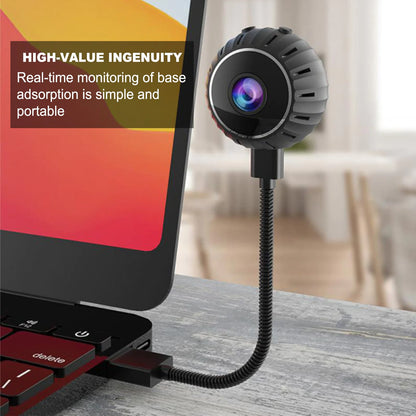 GuardianEye Mini Magnetic WiFi Nanny Cam – 1080P HD Wireless Security Camera with Night Vision & Motion Alerts - NexaHome